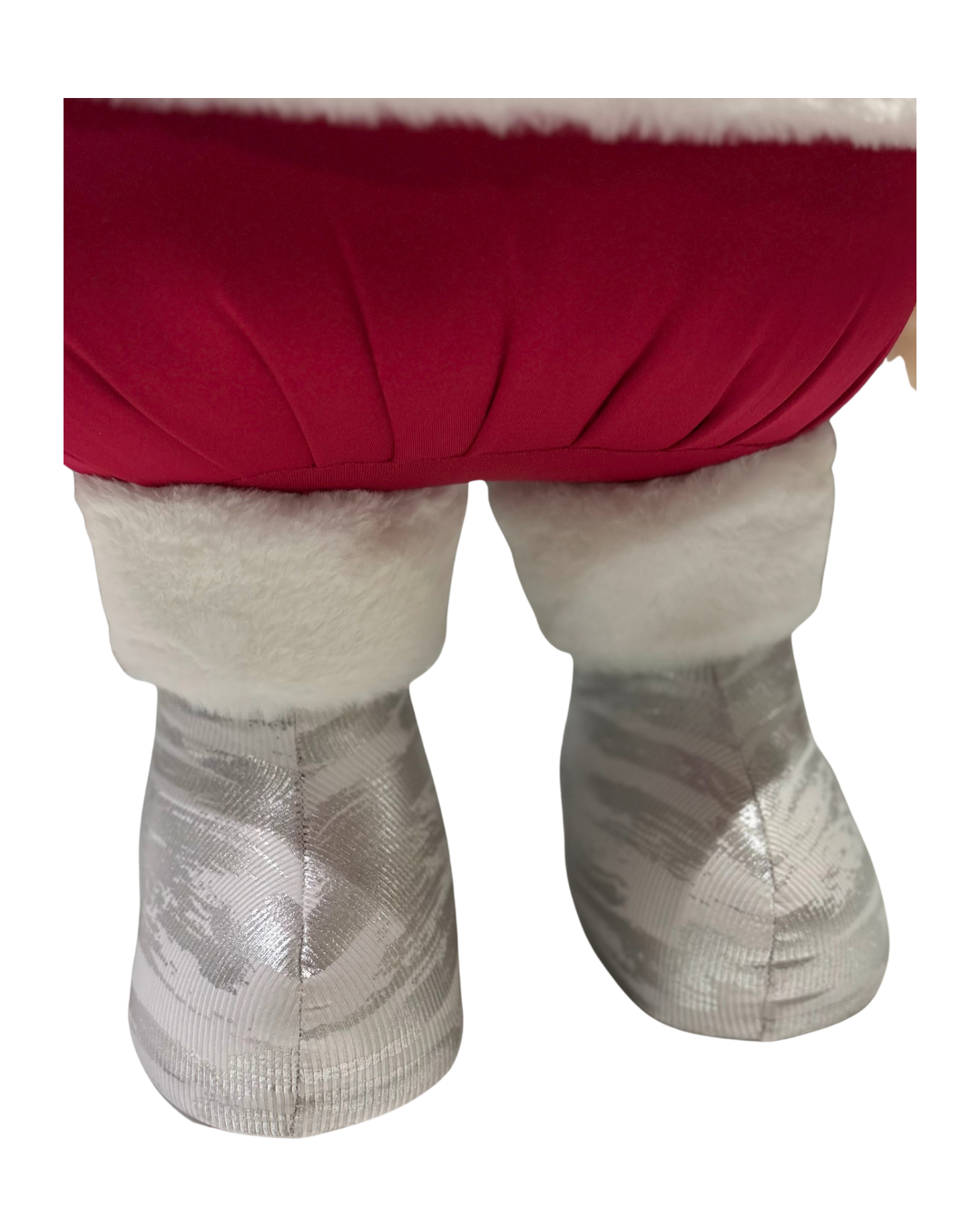 detalles santa claus rojo redondo navidad