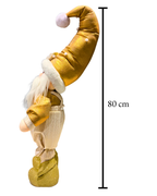 Papá Noel navideño dorado