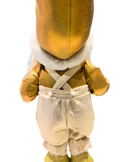 muñeco de navidad por detras