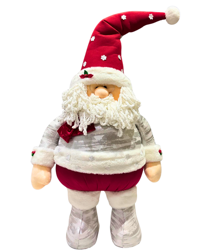 Santa Claus redondo Rojo | Decorativo navideño
